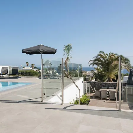 Luxury Mojones Stunning Seaviews Large Terraces Private Pool Tendereteros Puerto Del Carmen Villa